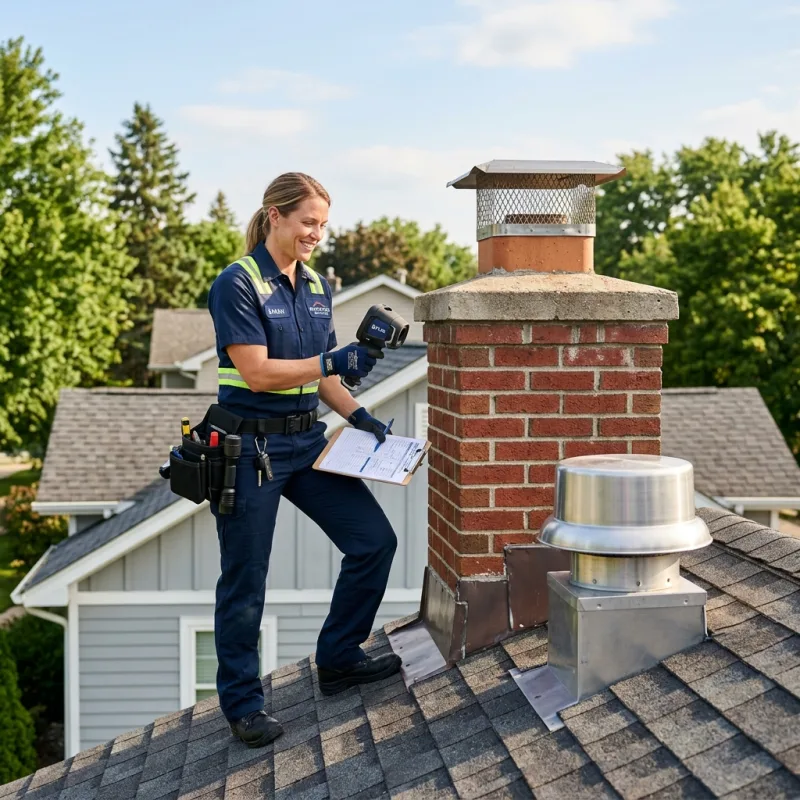 Technician inspecting a Burwood East roof cavity and ductwork for a dead bird